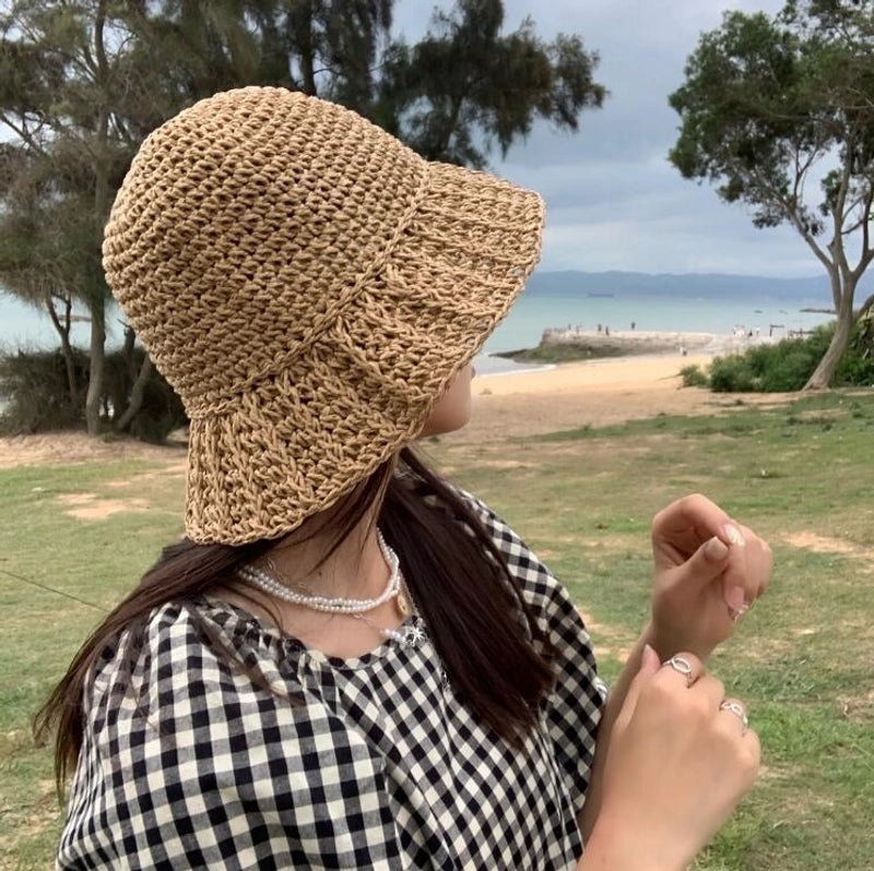 Women's Vacation Minimalist Bow Knot Big Eaves Sun Hat