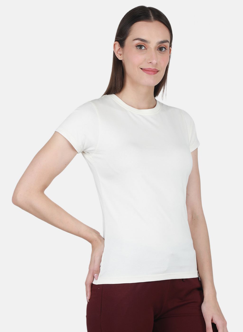 Rock-it Women Off White Solid Top