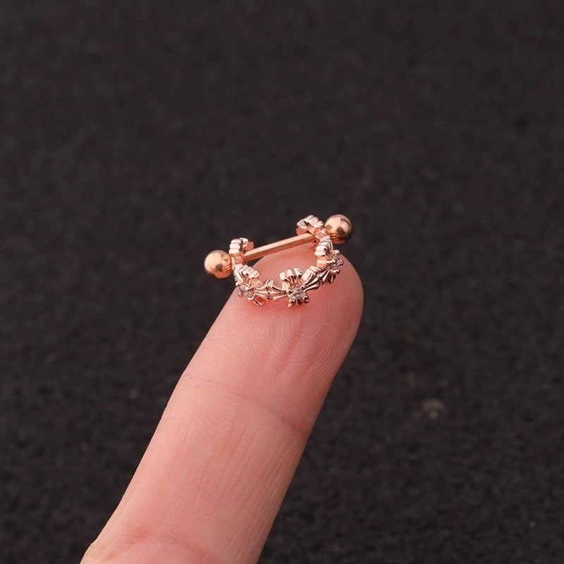 Ear Cartilage Rings & Studs Exaggerated U Shape Metal