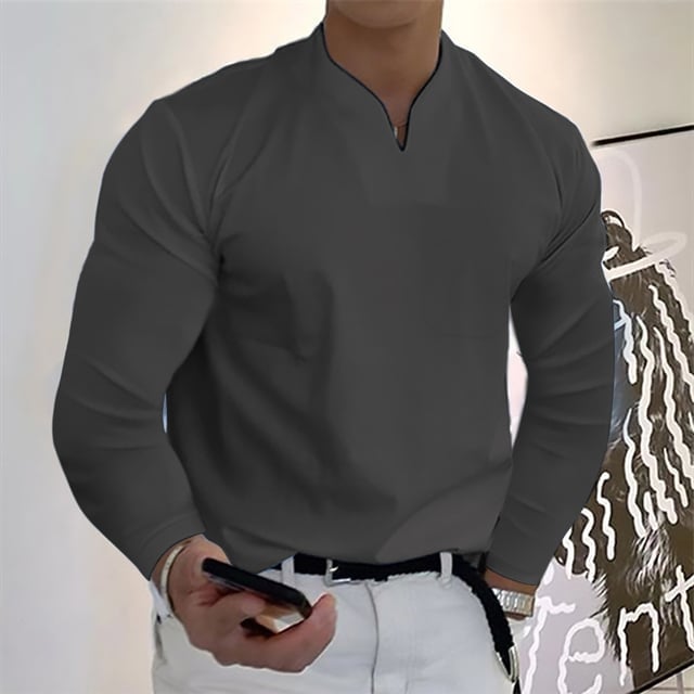 🔥Last day 49% off - Men's Loose Casual Long Sleeve Top-BUY 2 Free Shipping🔥