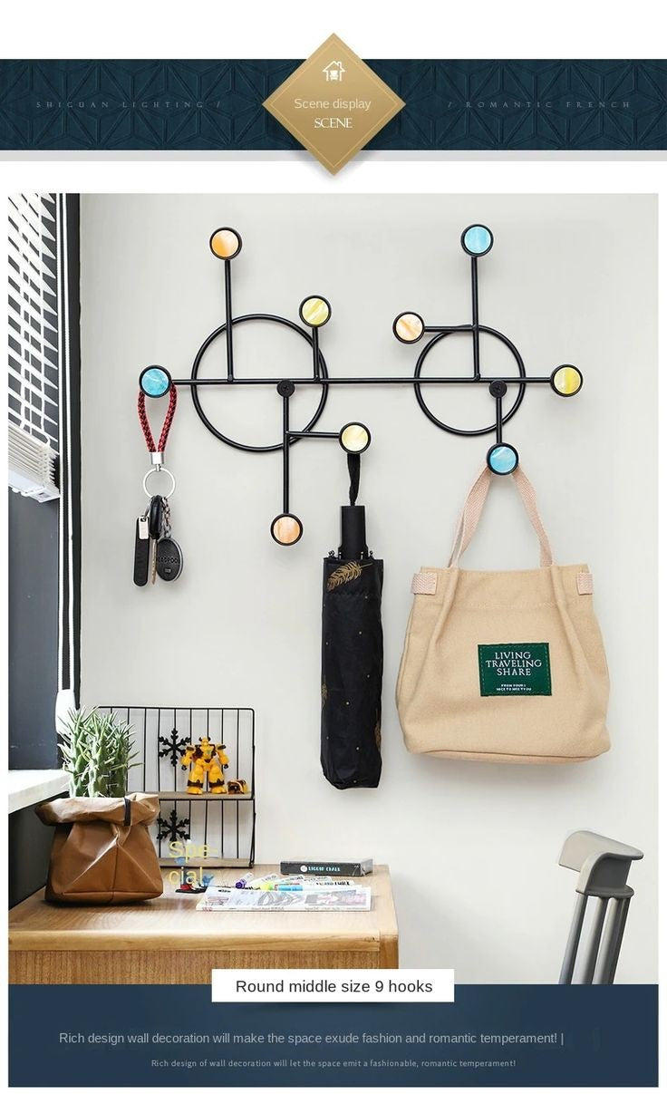 PREMIUM WALL SHELF WITH HOOKS