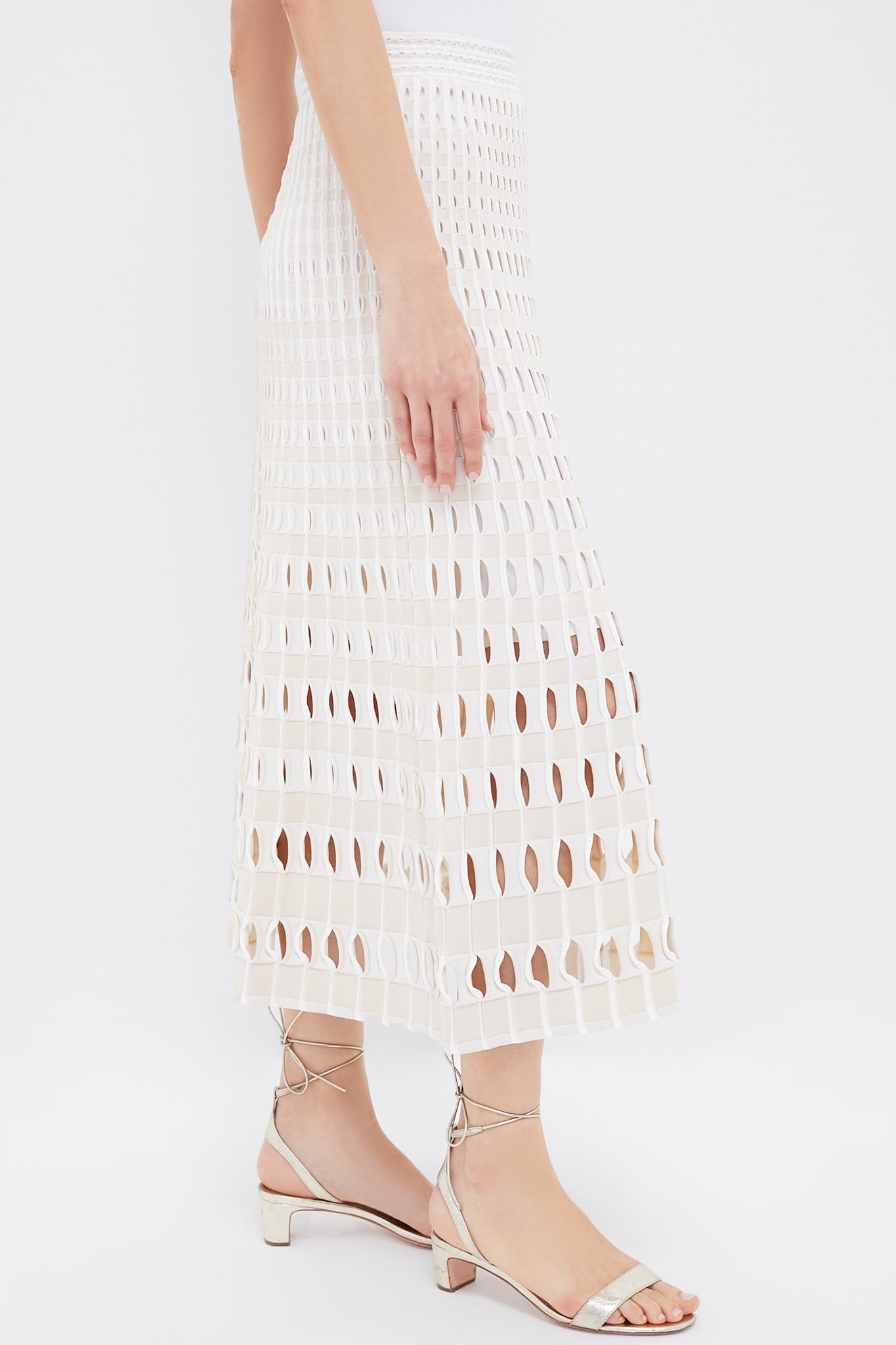Multi Sand Larken Midi Skirt