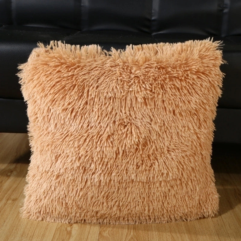 Fashion Solid Color Pv Velvet Throw Pillow Pillow Cases