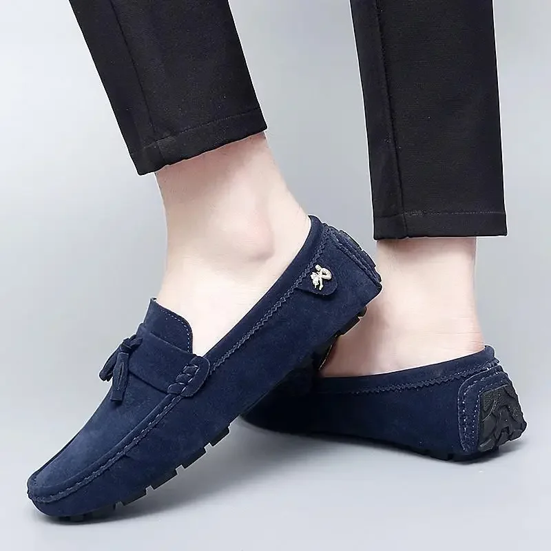 Cricsblue ugg Men's casual shoes Soft suede summer shoes women's high quality men's casual shoes Driving flat loafers Couple family size35-48