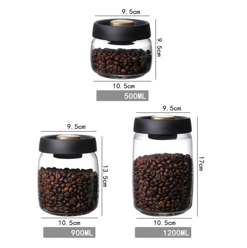 Minimalist Solid Color Glass Storage Container Box