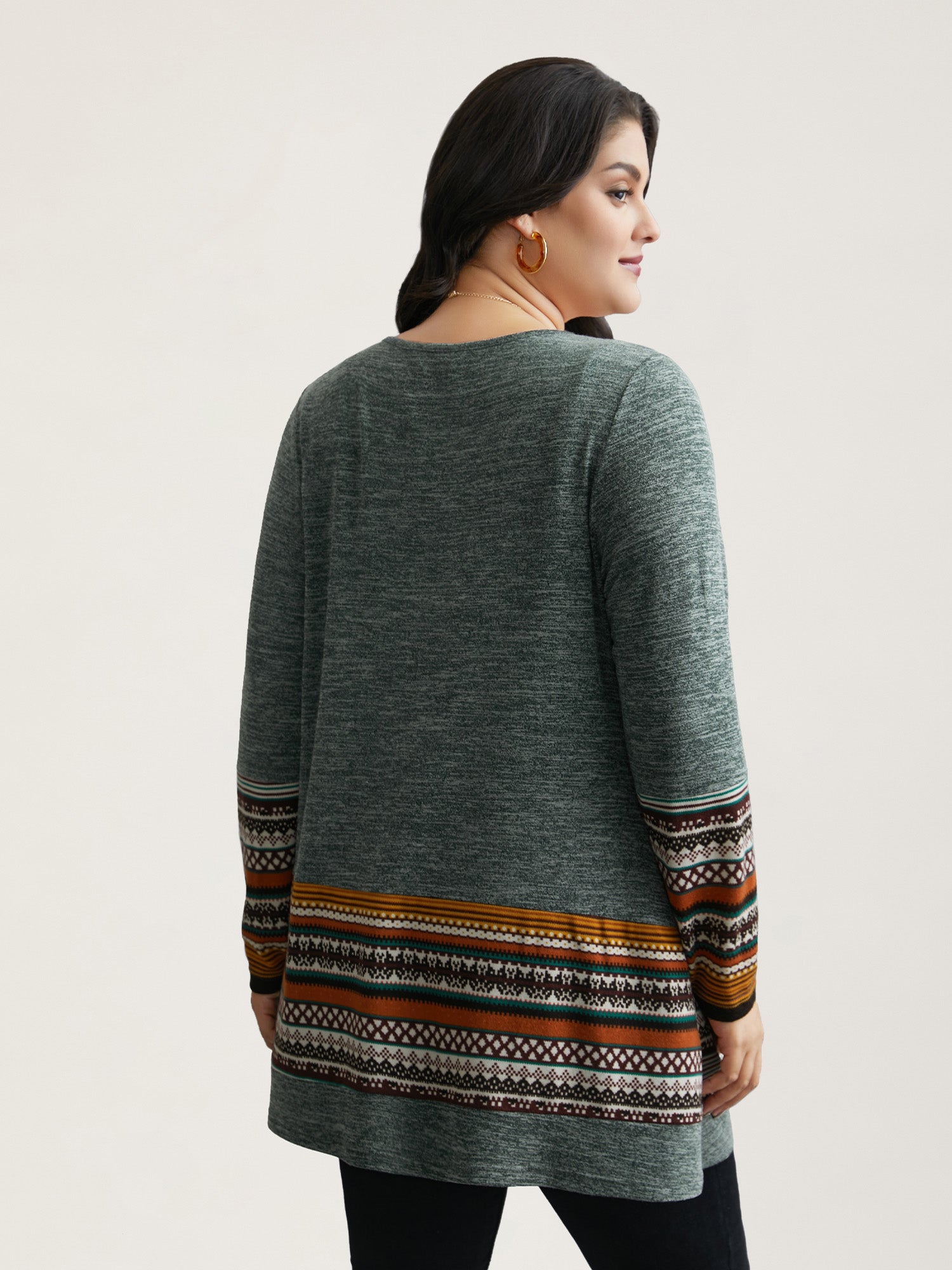 Tunic Boho Print Pocket T-shirt