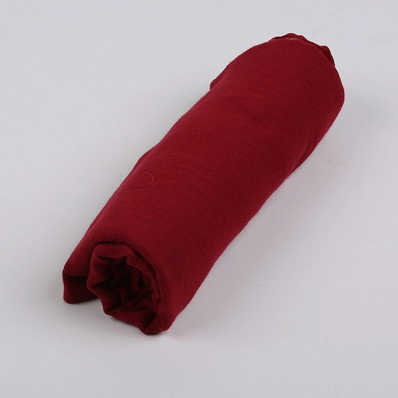 Women's Ethnic Style Solid Color Polyester Scarf
