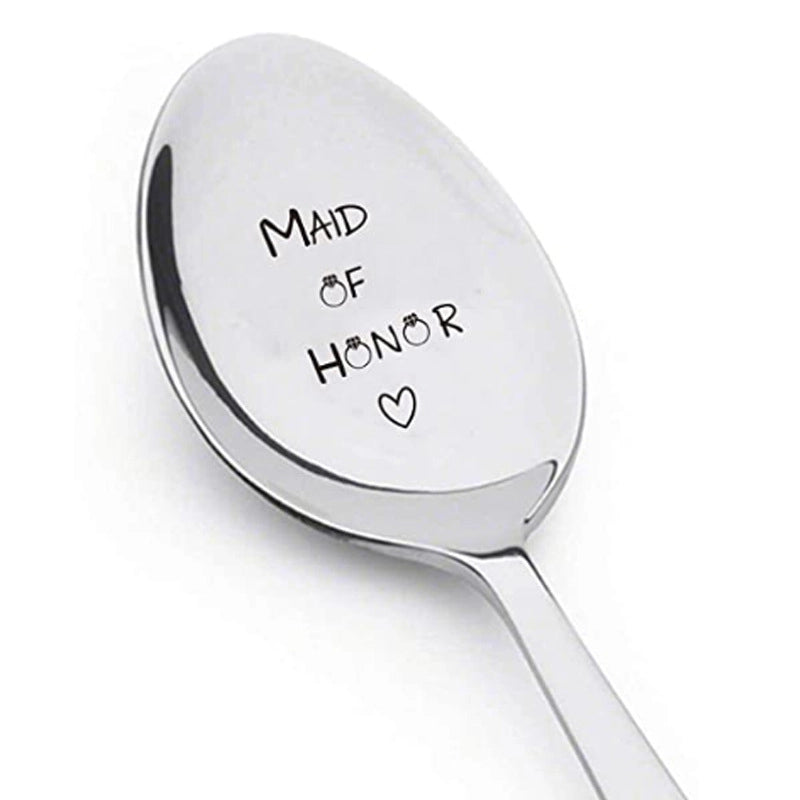 New Valentine's Day Gift Lettering Stainless Steel Long Handle Spoon