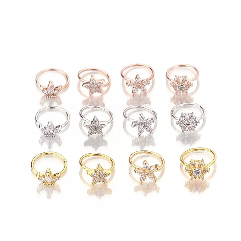 Nose Rings & Studs Fashion Star Copper