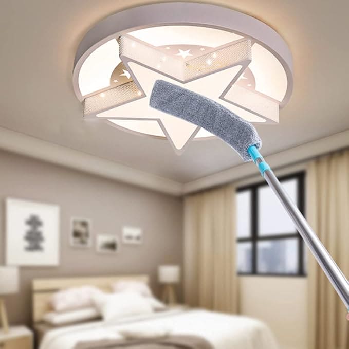 TELESCOPIC MICROFIBER DUSTER FOR HOME CLEANING