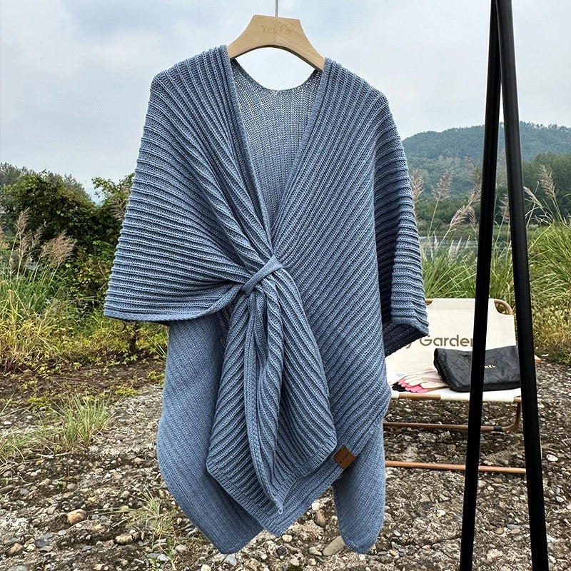 Women's Minimalist Solid Color Imitation Cashmere Solid Color Shawl