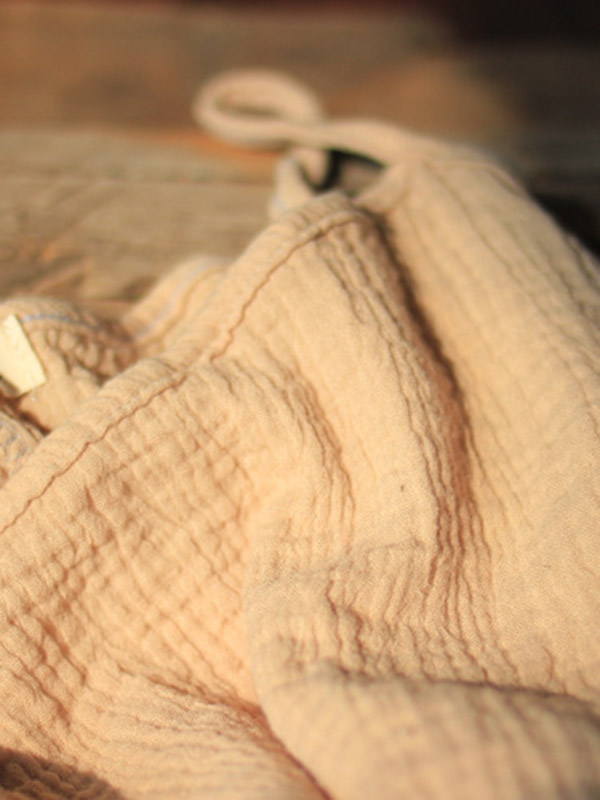 Vintage Solid Color Spaghetti-Neck Loose Sleeveless Mini Dress