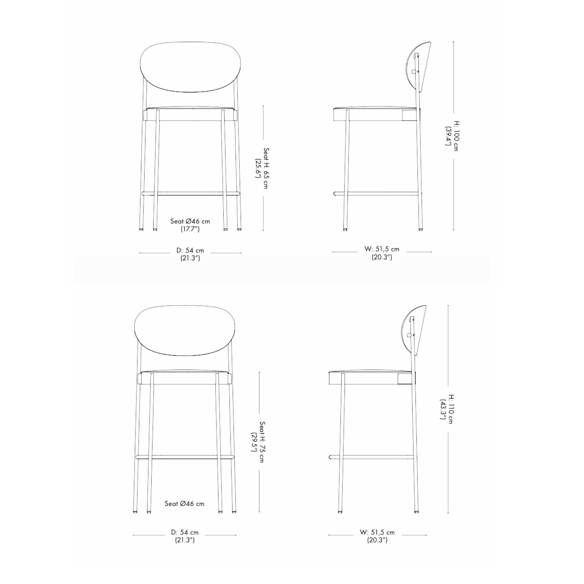 Series 430 bar stool