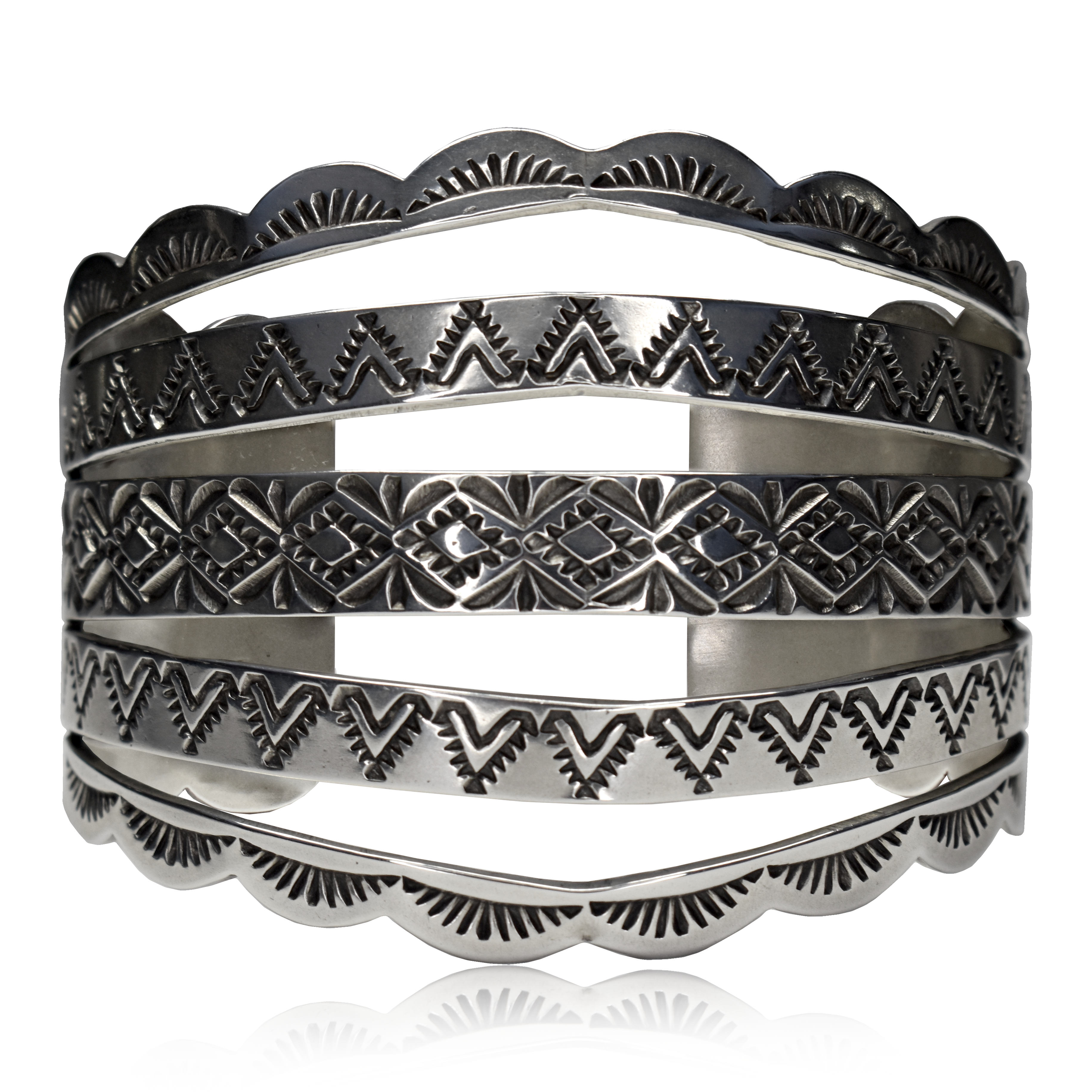 Sterling Silver Cuff by Everett and Mary Teller