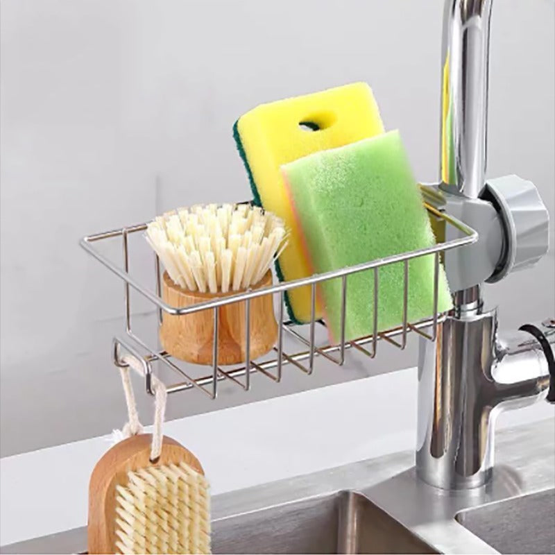 Stainless Steel Finish Sponge Holder