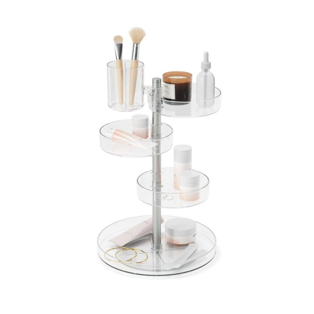 Pirouette Cosmetics Organiser - Clear Nickel