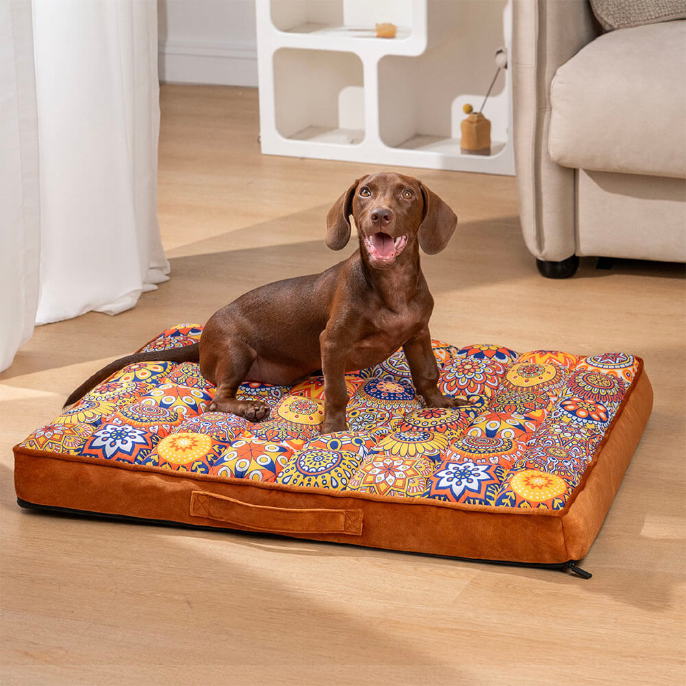 Moroccan Full Support Thickened Comfortable Orthopedic Pillow Dog Beds