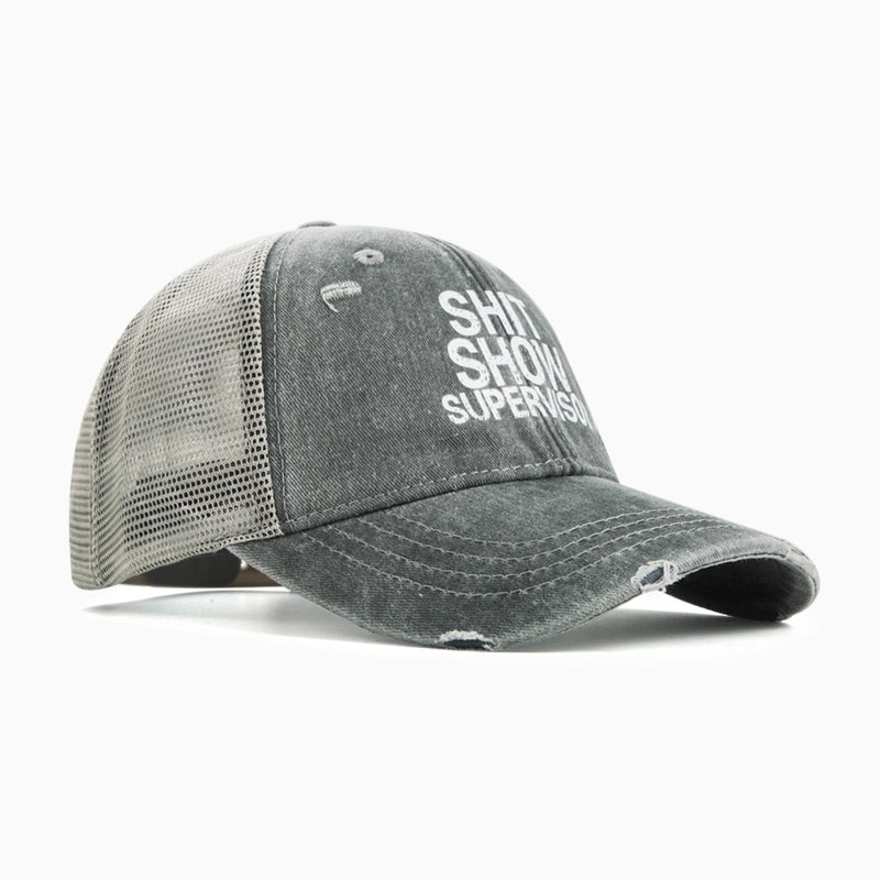 2 Pieces Unisex Minimalist Letter Curved Eaves Baseball Cap