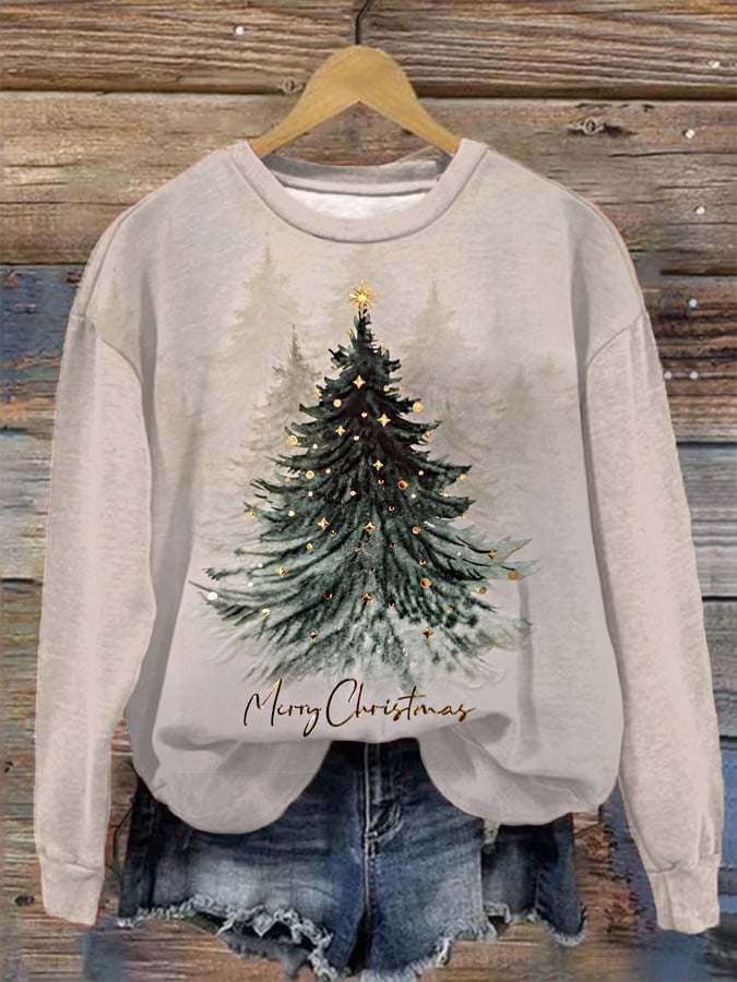 Women's Merry Christmas Casual Sweatshirt