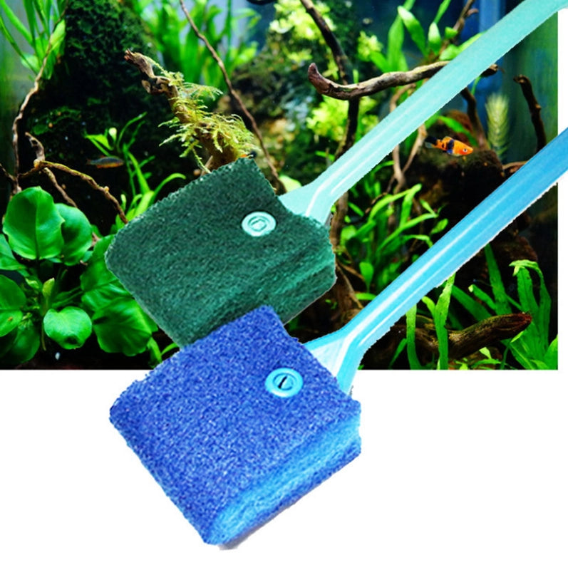 Aquarium Brush Glass Brush Fish Tank Cleaning Tool Fish Tank Brush Long Handle Fish Tank Brush Lengthened Fish Tank Glass Brush