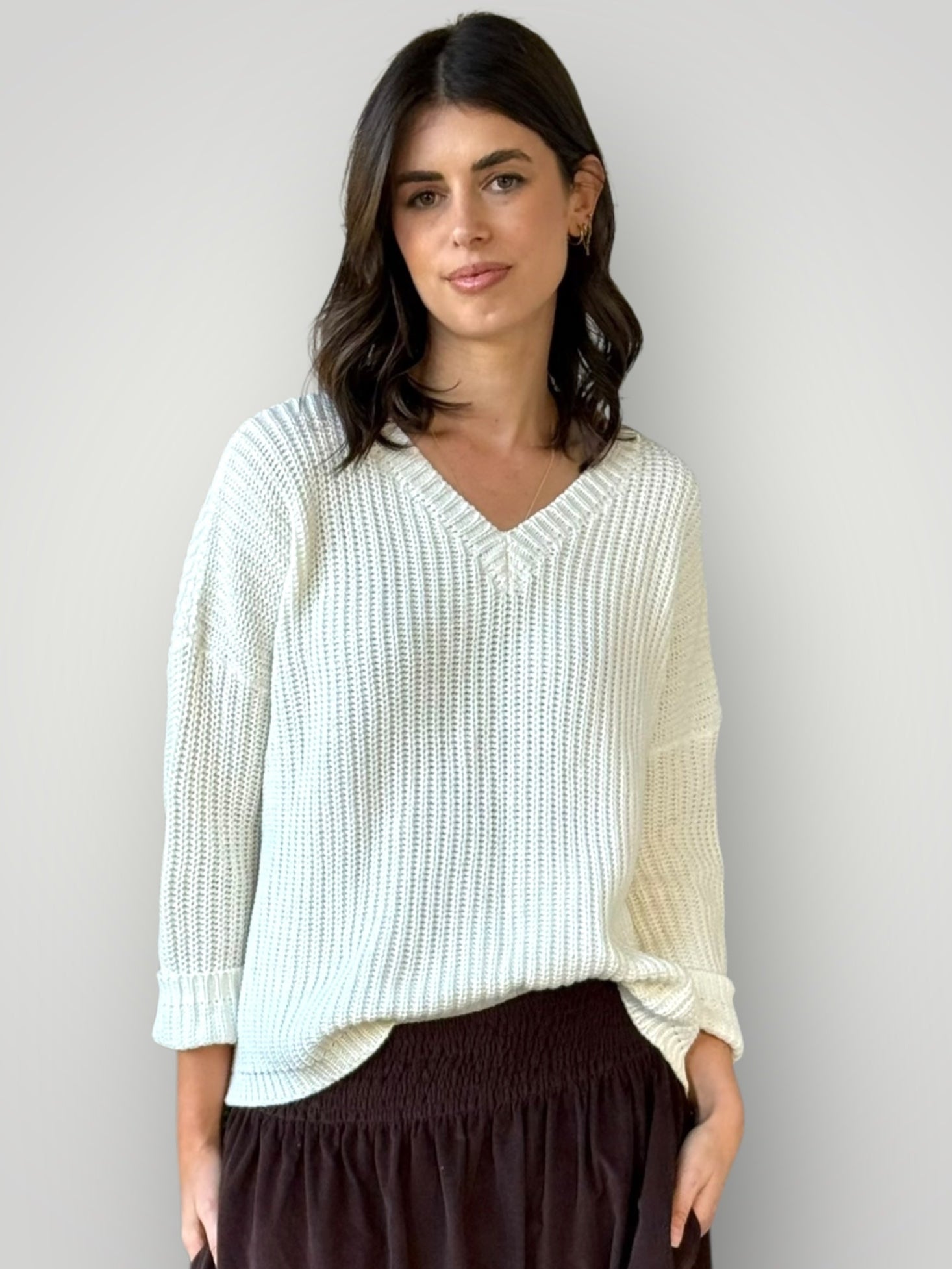 jasper knit-warm white cotton