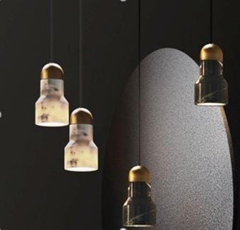 Elina 2 | Marble Pendant Light