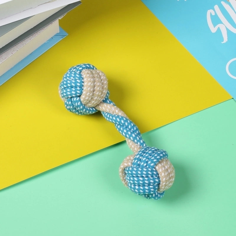 Minimalist Cotton Rope Solid Color Pet Toys