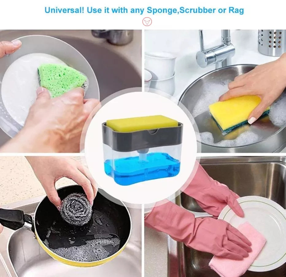 DISH SOAP SPONGE DISPENSER