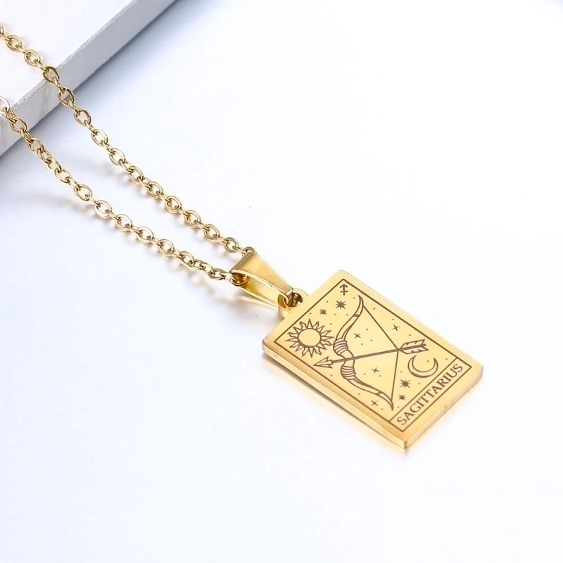 Minimalist Constellation Stainless Steel Plating Necklace