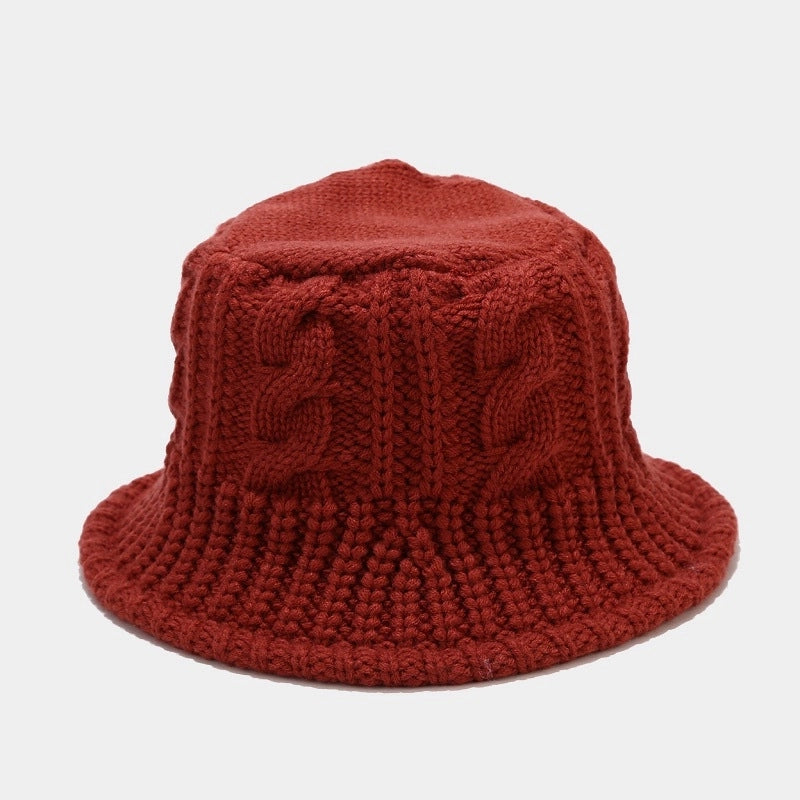 Women's Minimalist Solid Color Wide Eaves Bucket Hat