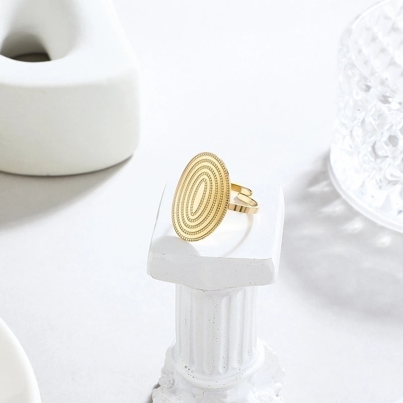 Fashion Geometric 304 Stainless Steel No Inlaid