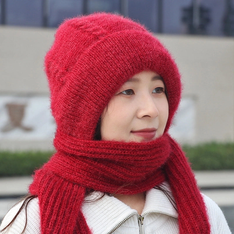 Women's Original Design Solid Color Eaveless Wool Cap