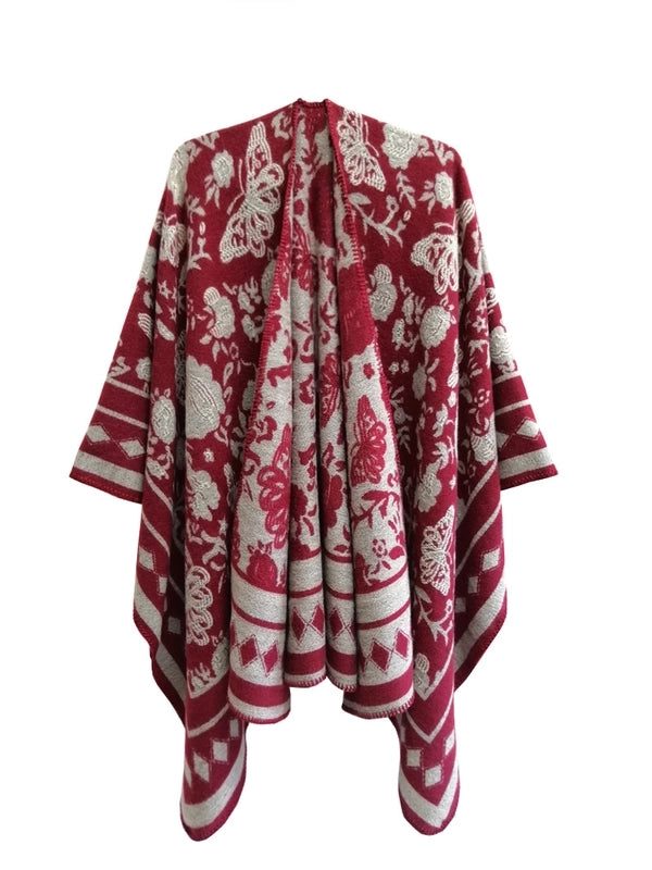 Women's Streetwear Geometric Acrylic Shawl