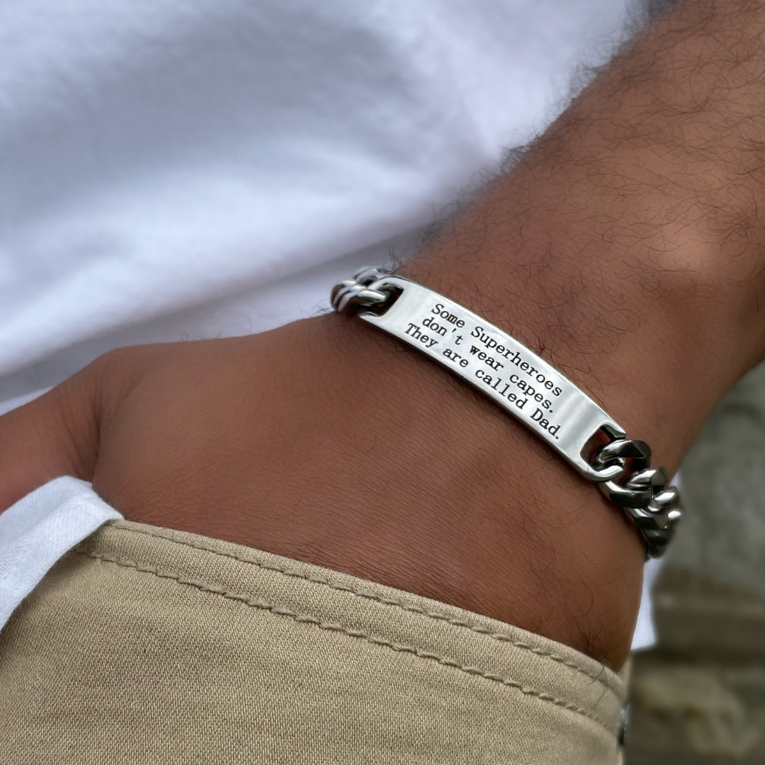 My Dad My Hero  Bracelet