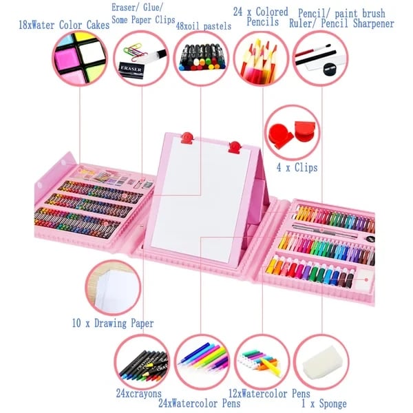 47% OFF 🔥Deluxe 6-In-1 Art Creativity Set™ (🎁The Best Present For Kids)