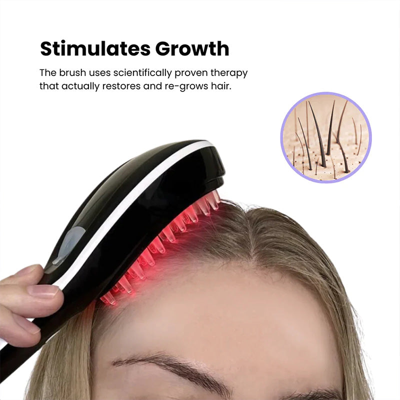 Electric Massage Comb - Soothe. Stimulate. and Reduce Fatigue