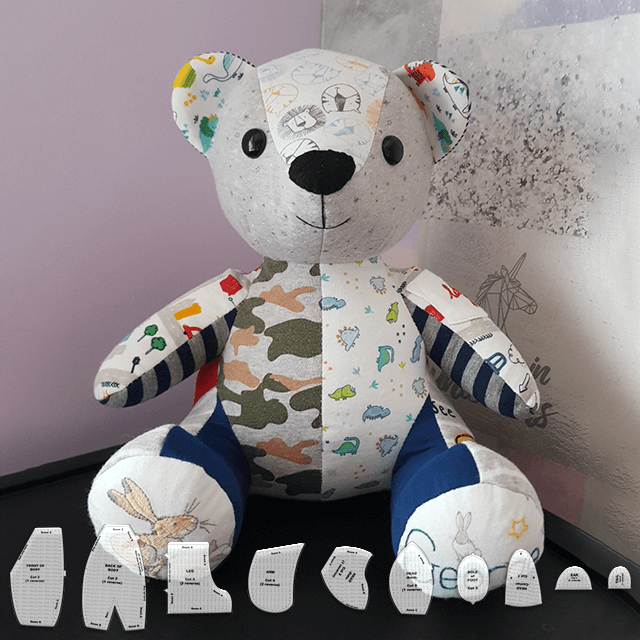 🔥Boxing Day Sale-49% OFF🧸Memory Bear Template Ruler Set(10 PCS) - With Instructions