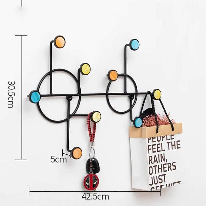 PREMIUM WALL SHELF WITH HOOKS