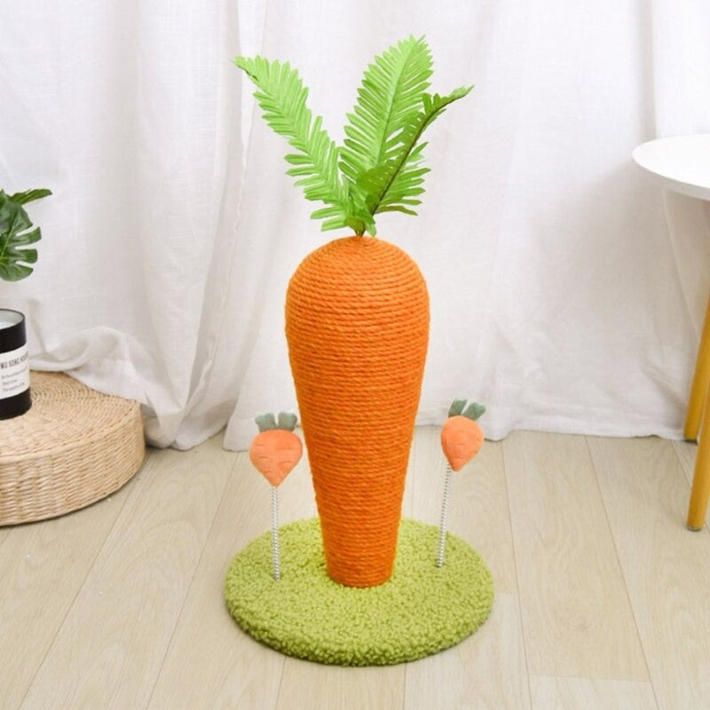 Carrot Shape Scratcher With Pad