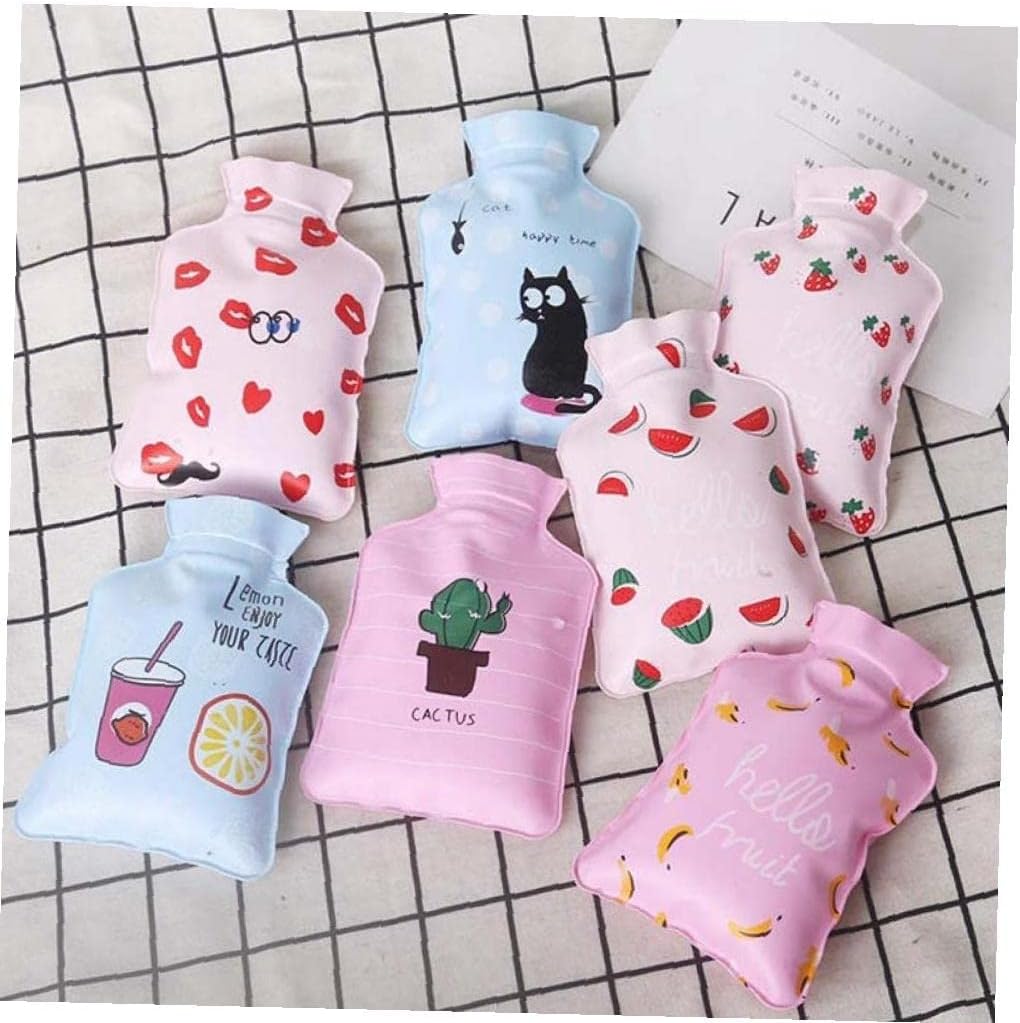 1pc Hot Water Bottles. Hand Warmer With Lovely Cartoon Knitted Portable Hand Hot Water Bags Random Color