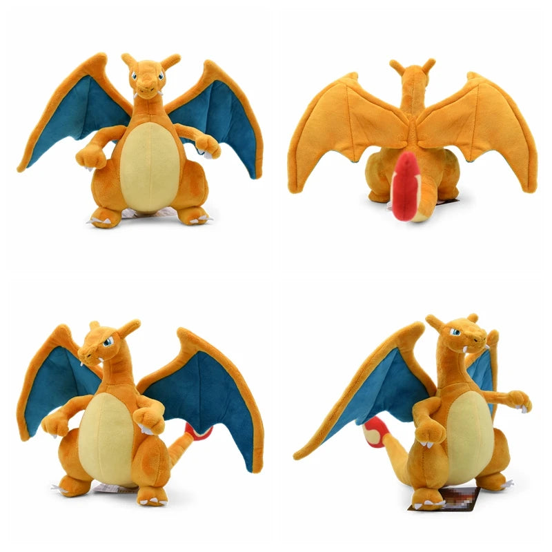 Çekici Mega Charizard X ve Y Peluş Oyuncakları - Yumuşak ve Sarılınası Evrim Bebekleri. Çocuklar İçin Cadılar Bayramı Hediyeleri (20-25 Santim)