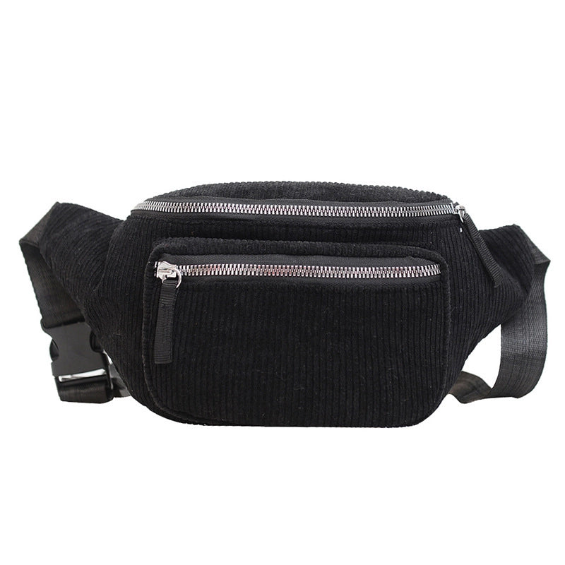 Four Seasons Multi-functional  Waist Bag Female Men And Women Close-fitting Anti-theft Chest Bag Outdoor Fashion Casual Bag Crossbody Bag