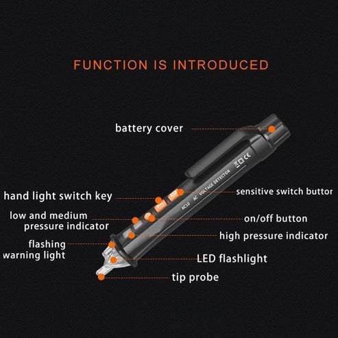 12V/48V-1000V Voltage Sensitivity Electric Compact Pen