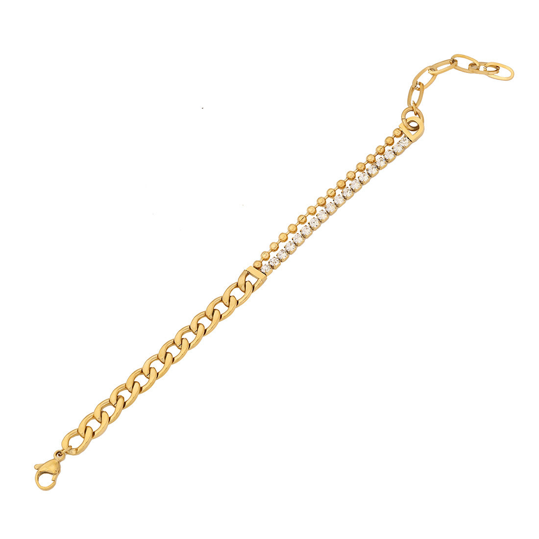 Women Expressive Geometric Stainless Steel Electroplating Bracelets
