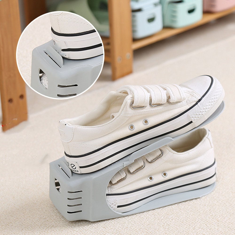 Adjustable Shoe Stacker Space Saver