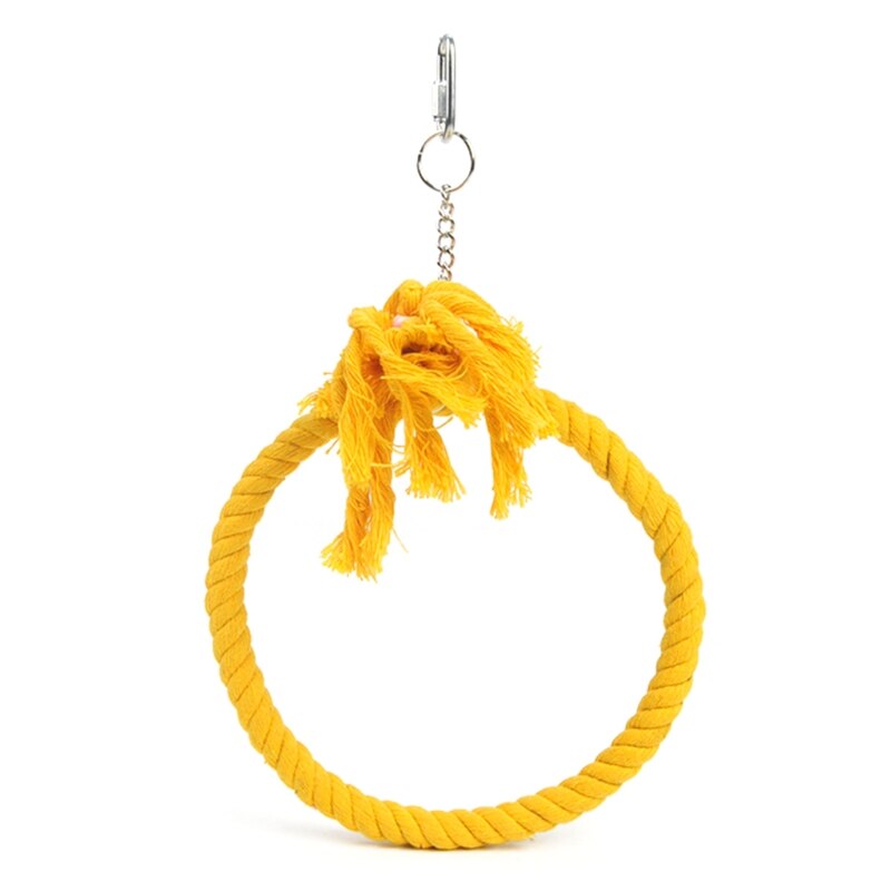 Playing Swing Rope For Birds Cage