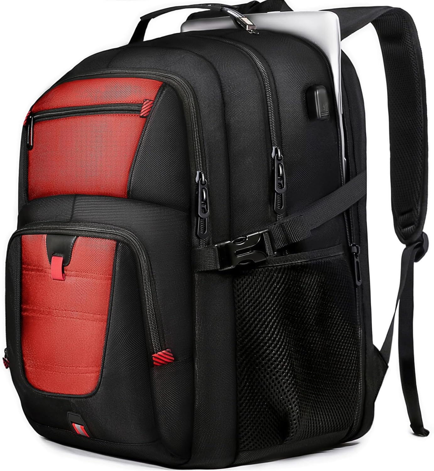 Z-MGKISS Travel Backpack, 50L Extra Large Travel Laptop backpack, Travel Backpack for Men Women with TSA Airline Approved Luggage Bussiness Backpack, Black