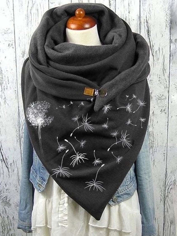 Women's Basic Streetwear Moon Butterfly Polyester Scarf