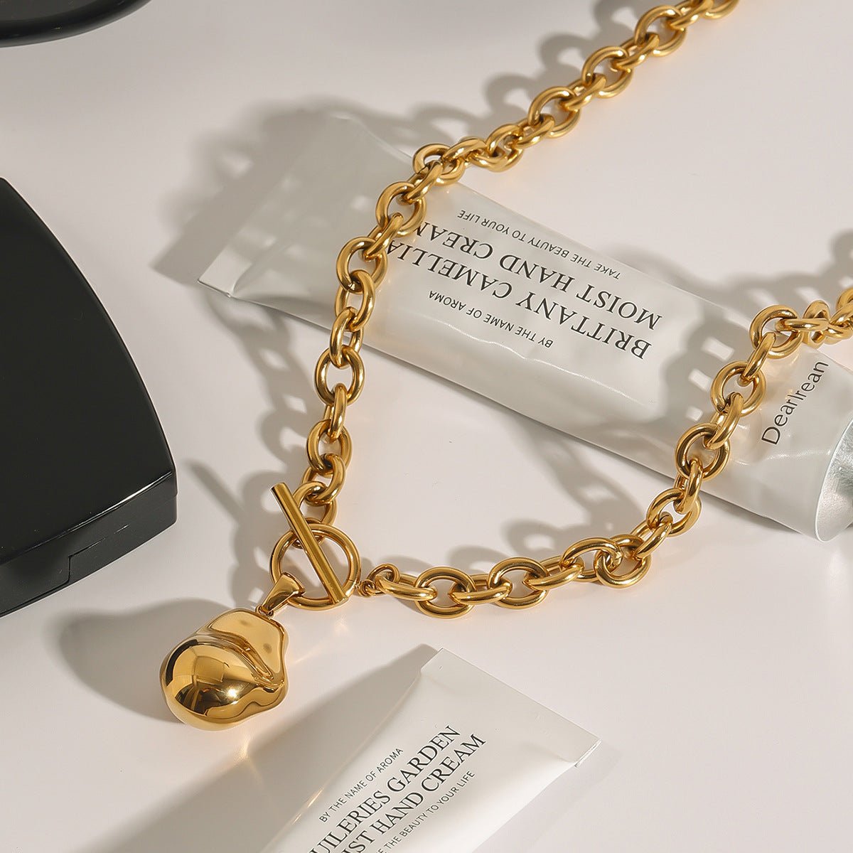 Titanium Steel Necklace Accessories Gold Clavicle Chain Stainless Steel