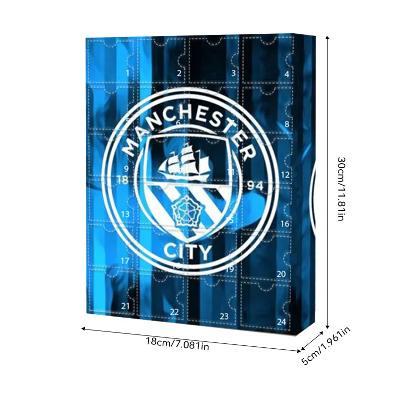 2024 Manchester City F.C. Advent Calendar -- The One With 24 Little Doors